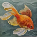 Goldi 30 x 30/Acryl